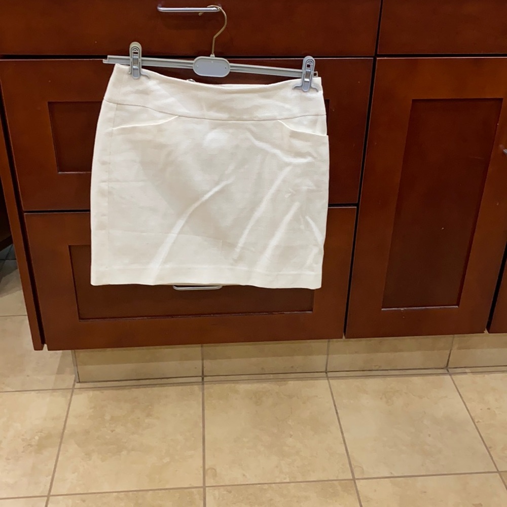 Linen weave loft skirt